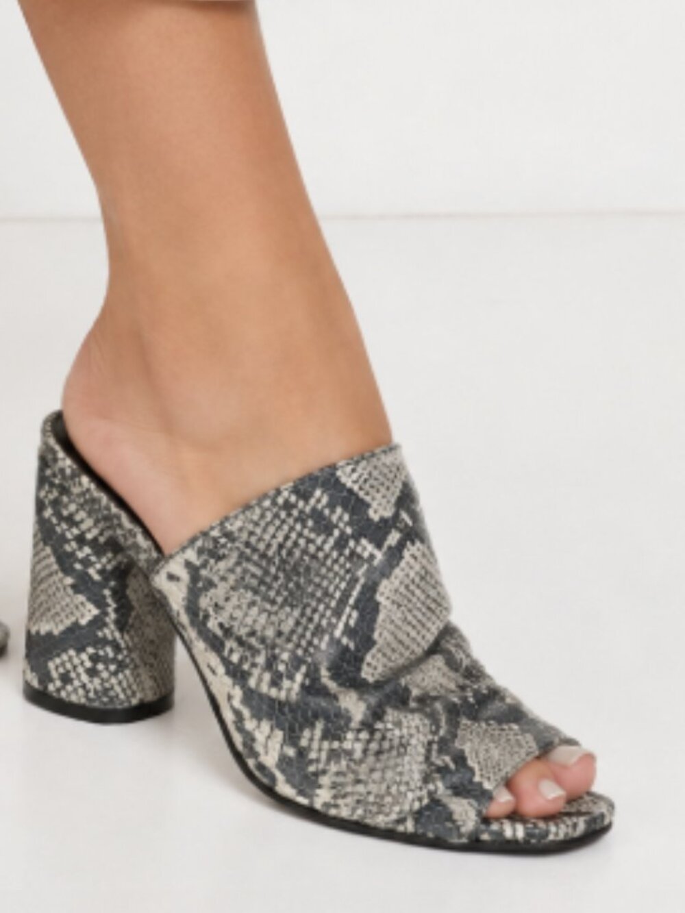NEW BEAUTIISOLES Made In Italy Sandy Heels Python 3J8 - Picture 6 of 6